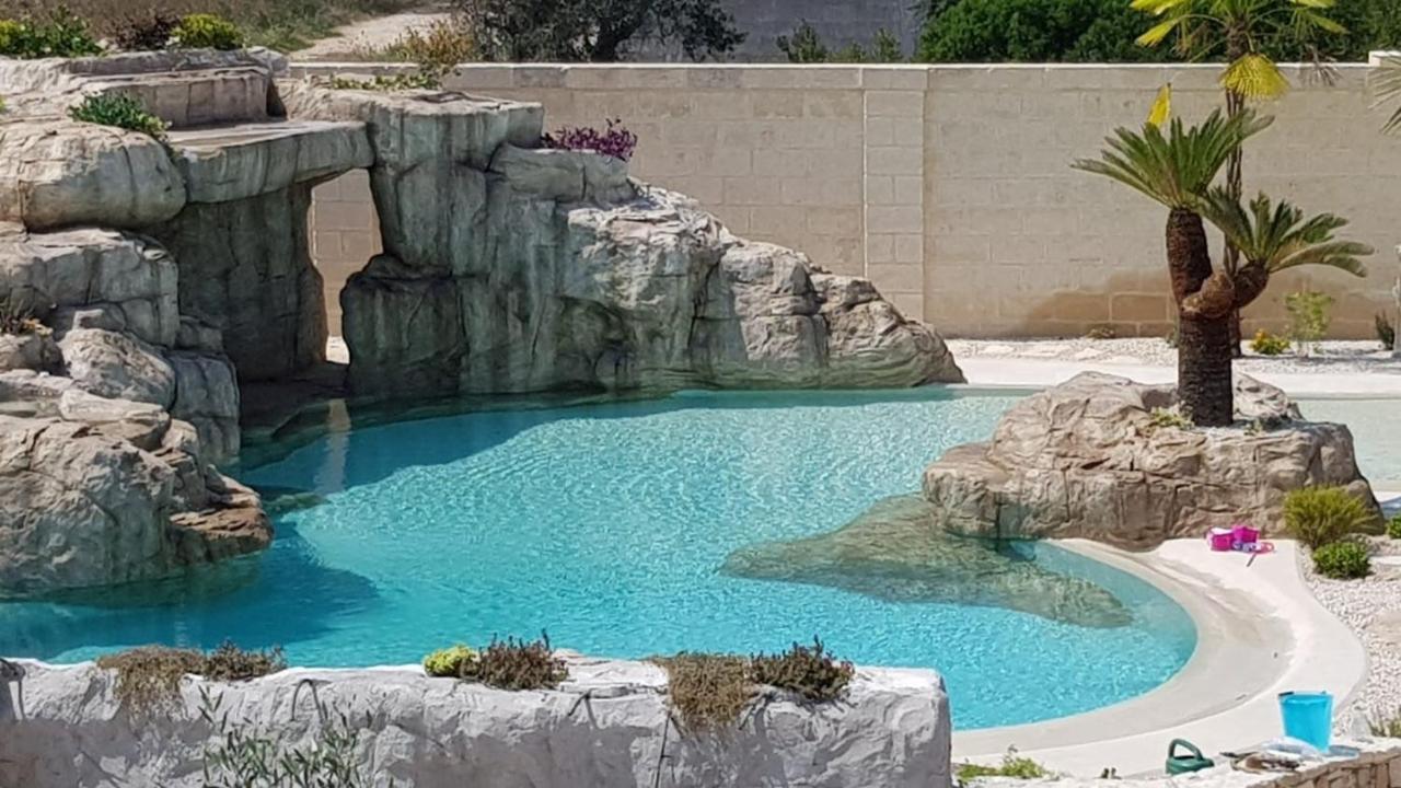 Villa Zecca Con Piscina Лечче Екстер'єр фото