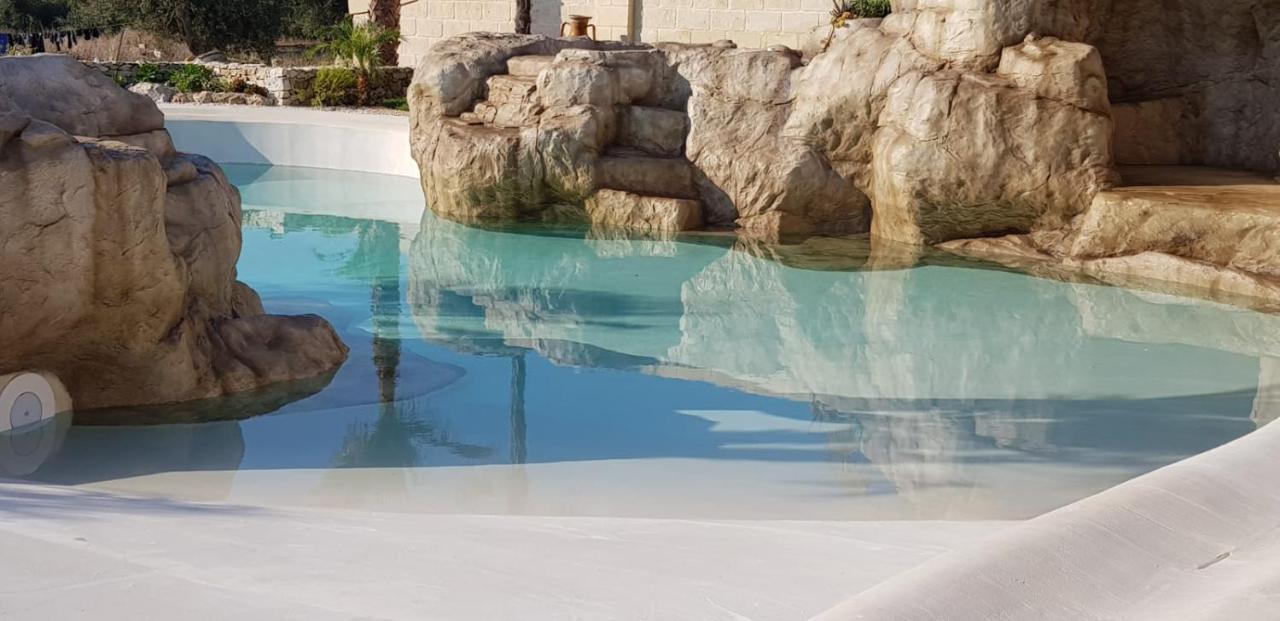 Villa Zecca Con Piscina Лечче Екстер'єр фото